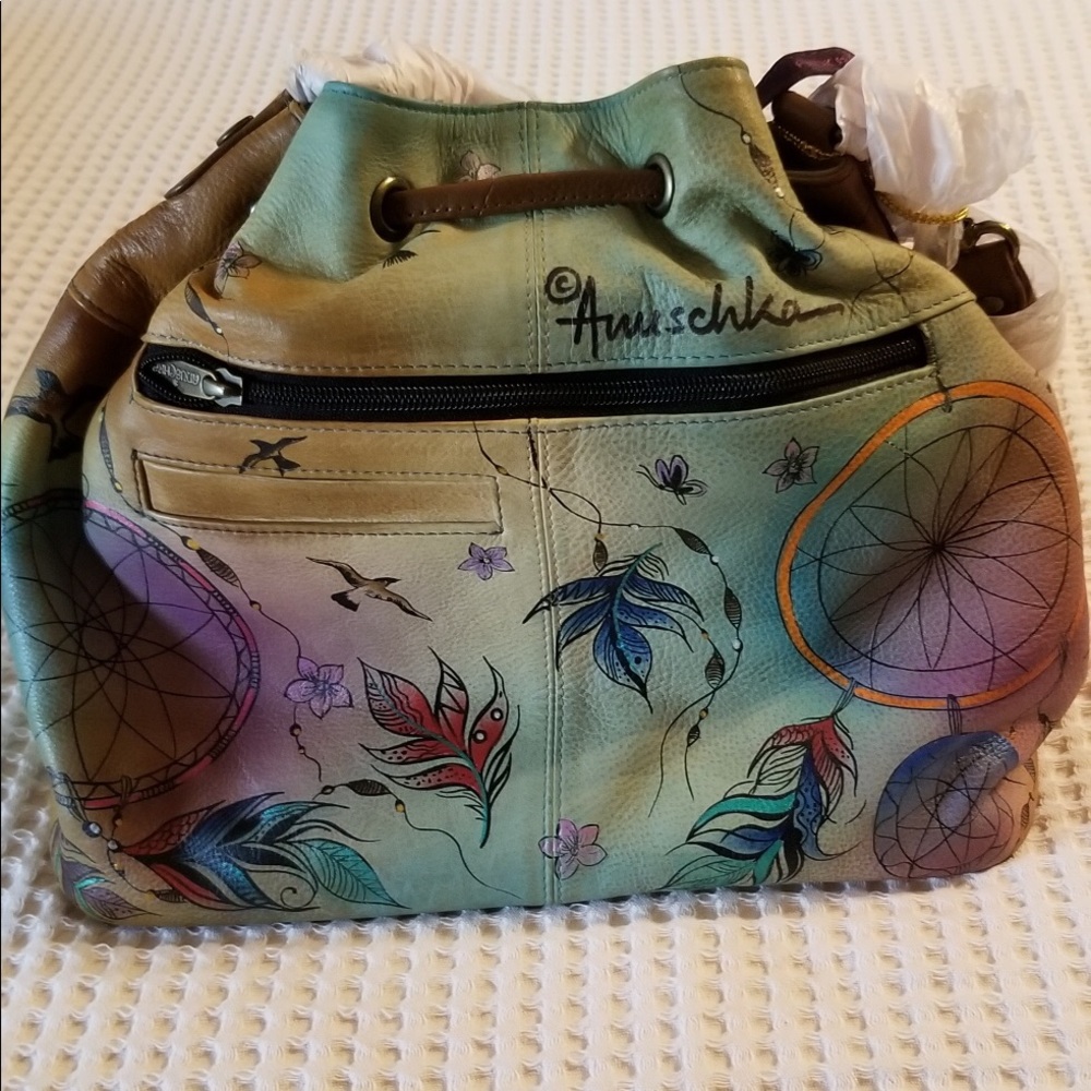Anuschka Drawstring Purse